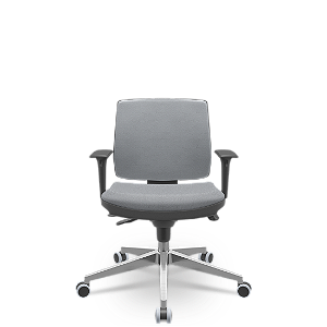 Cadeira Brizza Soft Executiva Vinil Cinza