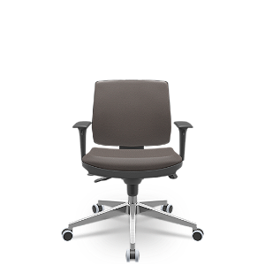 Cadeira Brizza Soft Executiva Vinil Café