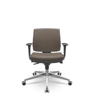 Cadeira Brizza Soft Executiva Vinil Marrom