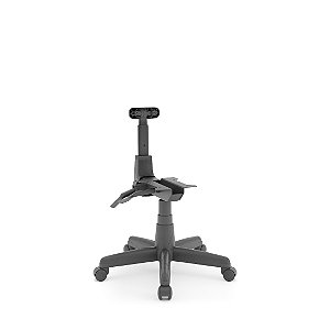 Base Secretária com Backplax Plus Preto