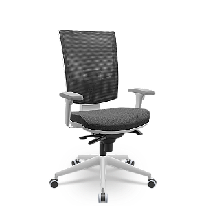 Cadeira Flash Cinza Assento Cinza