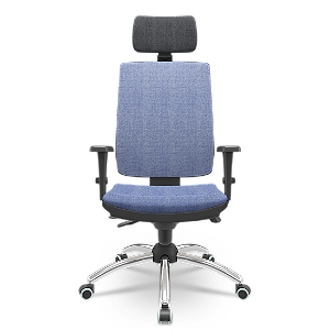 Cadeira Brizza Soft Presidente Concept Báltico