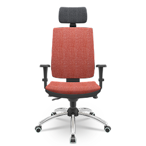 Cadeira Brizza Soft Presidente Concept Rosê