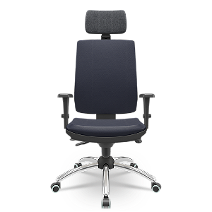 Cadeira Brizza Soft Presidente Facto Dunas Azul Marinho