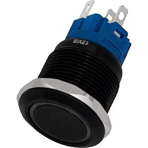 Chave Anti Vandalismo On/Off Preta Storm [F002]