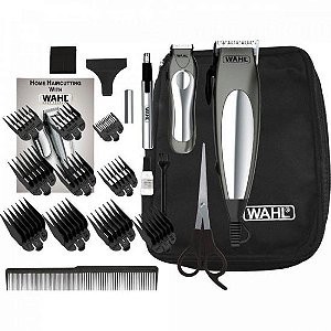 Kit de Máquina de Corte e Aparador Wahl Deluxe Groom Pro 220V [F002]