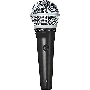 Microfone Com Fio Storm MICN00010 Preto [F002]