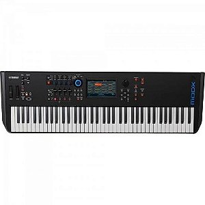 Teclado Yamaha MODX7+ Plus Sintetizador Preto [F002]