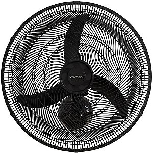 Ventilador de Parede Ventisol New 50cm Preto 127v [F002]