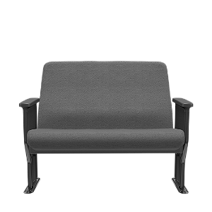 Esibire Poltrona Poliester Cinza USB Plus Size