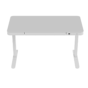 Mesa com Regulagem de Altura Branca Elements Musa