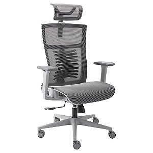 Cadeira de Escritorio Elements Vertta Pro Cinza