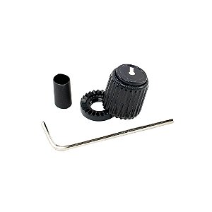 Knob Plástico Pequeno D Addario LokNob PW-LNS-01B [F035]