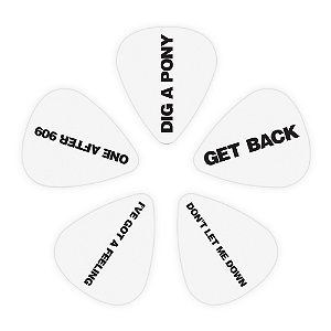 Palheta .70 Média Get Back D Addario The Beatles 1CWH4-10B8 [F035]