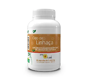 ÓLEO DE LINHAÇA 60 capsulas de 1g