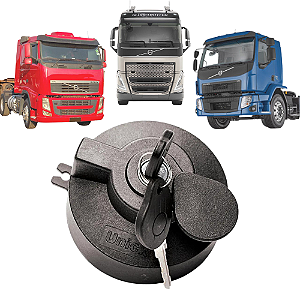 Tampa De Combustível Vedada Tanque Plástico Volvo Caminhões [F103]