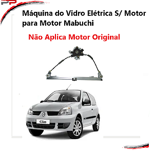 Máquina Vidro Elétrico S/motor Esquerda Clio 99-16 2pt - Mab [F103]