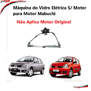 Máquina Vidro Elétrico S/motor Esquerda Clio 99-16 4pt - Mab [F103]