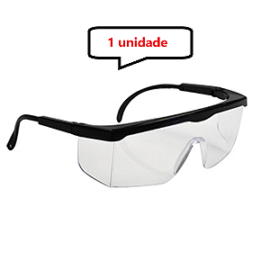 Oculos Proteção Epi Incolor Promoção Anti Virus Certificado [F103]