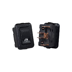 Tecla Botão Vidro Elétrico Tras Simples Quantum G2 98 A 99 [F103]