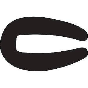 Rolo De Bor. De Perfil De Acabamento U 7mm Da Grade Dianteira - Preto - Mat. Em Pvc - Med. 100 Mts [F103]