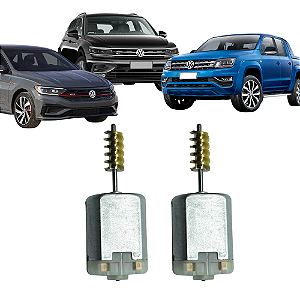 Par Motor Fechadura Trava Elétrica Amarok Jetta Tiguan - UN / 2 [F103]