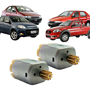 Par Motor Fechadura Trava Elétrica Grand Siena Após 2012 [F103]