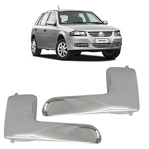 Par Maçaneta Interna Gol G4 Metal Cromado Fox De 2003 A 2009 - UN / 2 [F103]