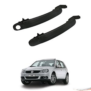 Par Maçanetas Diant Preto C/ Furo Golf Bora Jetta 99 A 13 - UN / 2 [F103]