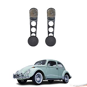 Par Manivela Reguladora Vidro Cromada Esportiva Fusca Até 70 [F103]