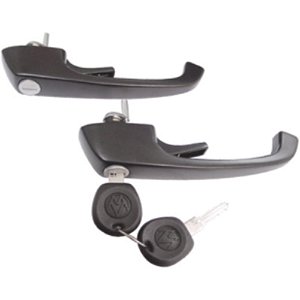 Par Maçaneta Externa Porta Dianteira Com Chave Kombi Clipper [F103]