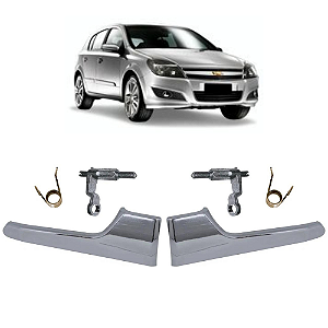 Par Maçaneta Gatilho Interno Cromado Portas Traseiras Vectra Gt 05 A 11 - UN / 2 [F103]