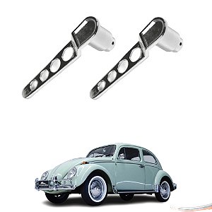 Par Maçaneta Interna Esportiva Cromada Kombi G1 Fusca Até 77 [F103]