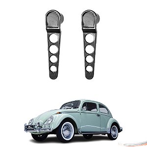 Par Maçaneta Interna Esportiva Preta Kombi G1 Fusca Até 77 [F103]