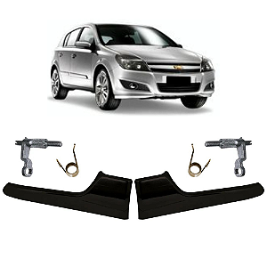 Par Gatilho Maçaneta Interna Preta Portas Traseiras Vectra Gt 05 A 11 - UN / 2 [F103]
