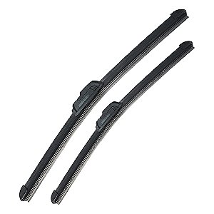 Par De Palhetas Micro Aeroflat 24"/18"pol. Diant. - Honda Accord 03 A 08 - Toyota Corolla 02 A 08 - Fiat Toro Após 16 [F