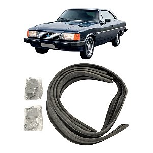 Par De Borrachões Do Para-choque Opala 1982 Até 1985 [F103]