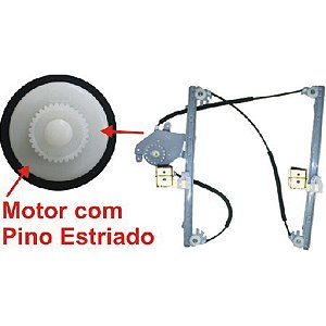 Máq. Do Vidro Elétrica Da Pta. Diant. - Esq. S/motor Fix. Bosch Estriado - Santana E Quantum Após 97 [F103]