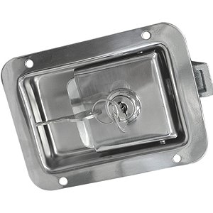 Maçaneta Externa Pequena Linha Agrícola Baús Uso Geral Inox [F103]