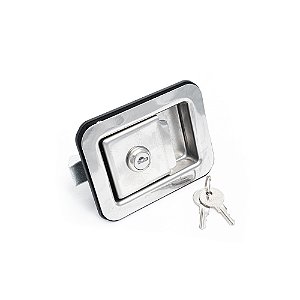 Maçaneta Externa Polído Aço Inox Bagageiros Baús ônibus [F103]