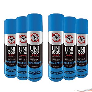 Limpa Contato Elétrico E Eletrônicos Spray 300 Ml 6 Unidades - UN / 6 [F103]