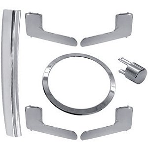 Kit Tuning Alav Câmbio Maç Painel Prata Fox 4pts [F103]