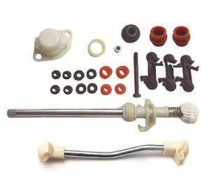 Alavanca Cambio Completa C/ Reparos + Buchas Golf 74 Até 89 [F103]
