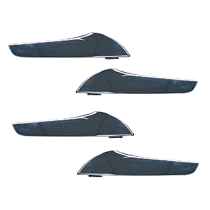 Kit Maçaneta Interna 4 Portas Cruze Hatch Sedan Após 2011 - UN / 4 [F103]