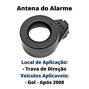 Antena Módulo Alarme Pequeno Trava Direção Gol Após 08 09 10 [F103]