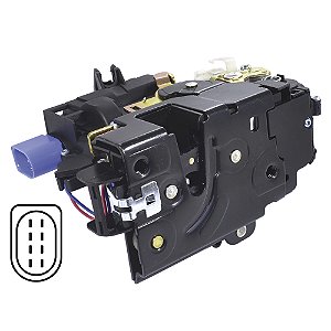 Fechadura Porta Diant Esquerda Polo Hatch Polo Sedan [F103]