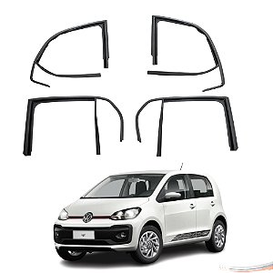 Kit Completo 4 Canaletas Vidro Modelo Original Up Após 2014 [F103]