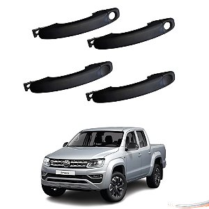 Kit Completo 4 Maçanetas Externas C/ Furo Amarok Após 2010 [F103]