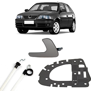 Kit Cabo Aciona Suporte E Fechadura Port Diant Dir Gol G3 [F103]
