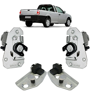 Kit Batente E Fechadura Tampa Caçamba Saveiro G2 G3 G4 G5 G6 - UN / 4 [F103]